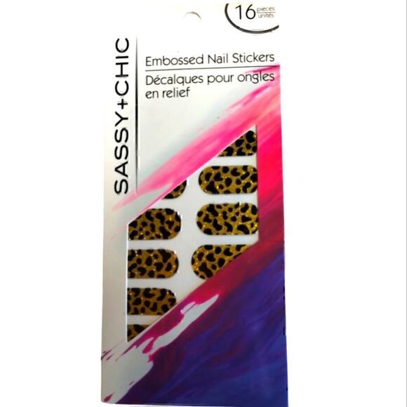 Sassy + Chic Nail Stickers with Zipper Bag NWOT - Picture 4 of 8